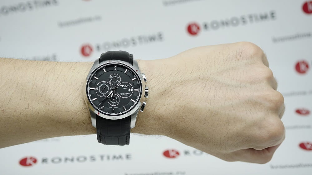 Tissot Tissot Couturier Automatic Chronograph T035.627.16.051.00 Couturier — детали корпуса и кожаный